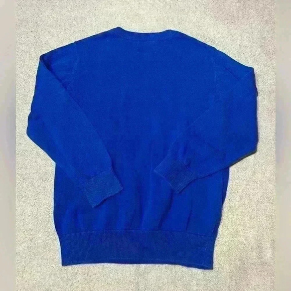 Children’s Place Boys size 7/8 Pullover Sweater Royal Blue A0024 - Picture 2 of 5
